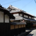 水間寺参詣道の古い町並