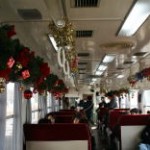 モールやリースで装飾の車内